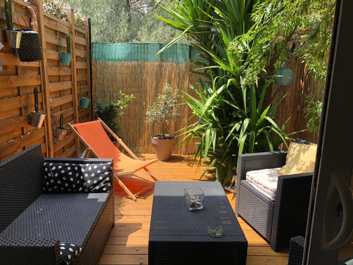 Agreable T2 Traversant Rdc Avec Terrasse + Balcon+ Parking 2 Places Montpellier Eksteriør billede